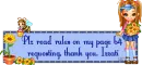Plz read rules b4 requesting- Izzati