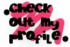 Check out my profile