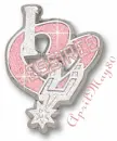 San Antonio Spurs pink heart charm jessiree