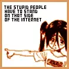 About the stupid people