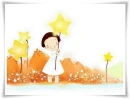 liTTLe gal hold d floweR sTaR