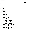 Love you <3