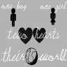 one boy, one girl