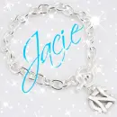 UNC Charm Bracelet (with sparkles)- Jacie