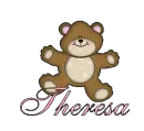 Theresa with teddy