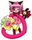 chibi mew zoey and stawberry bell