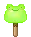 frog lollipop