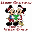Mickey & Minnie (from Mickey's Once Upon A Christmas)- Merry Christmas from the Welch Family