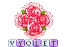 Blinkie- Vyolet (roses)
