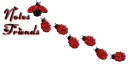 Ladybugs & Daisies Contact Table