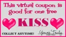 Kiss coupon