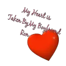 My hear is taken by my bf Ron