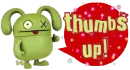 "ugly monsters" thumbs up!