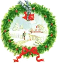 Xmas Scene Wreath