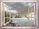 Lighthouse among the Rain