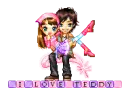Blinkie- I Love Teddy