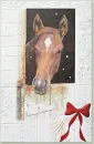 Horse - snow - Christmas - zimowy KoÅ„ - BoÅ¼e Narodzenie