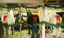 horse - christmas - kokardki na koÅ„skich ogonkach - Å›wiÄ™ta