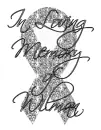 In Loving Memory of Wilman ribbon