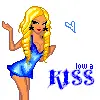 blow a kiss