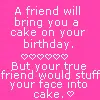 a friend...