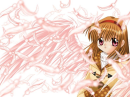 pink feather angel