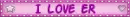 Blinkie- I Love ER