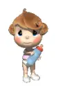 baby with a bottle