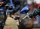 paintballer playing paintball