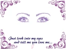 Tell me you love me