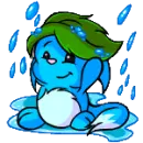 Kacheek In The Rain