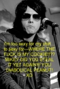 Gerard wasn't too happy...