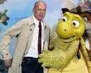 bruce willis with dinosour