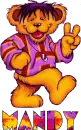 groovy grateful dead bear (mandy)