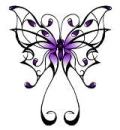 purple butterfly