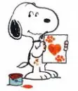 Snoopy with heart