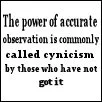Cynicism