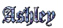 Glitter Text Ashley