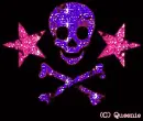 Glittery Skull