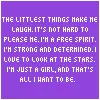the littlest things