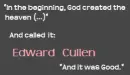 God Created Heaven...