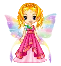 fairy doll pink dress 