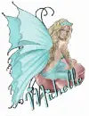 michelle turquoise angel fairy 