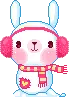 winter bunny kawaii