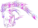Glitter horse