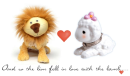 And so the lion...