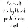 note to self