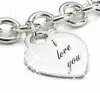 I love u heart pendant