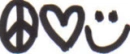 peace,love and happiness