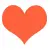 orange heart